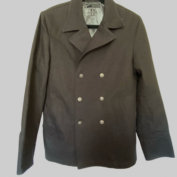 Hause of Howe Mens Black Cotton Blend Military Style Art Blazer Jacket- Sz - M - Picture 2 of 16